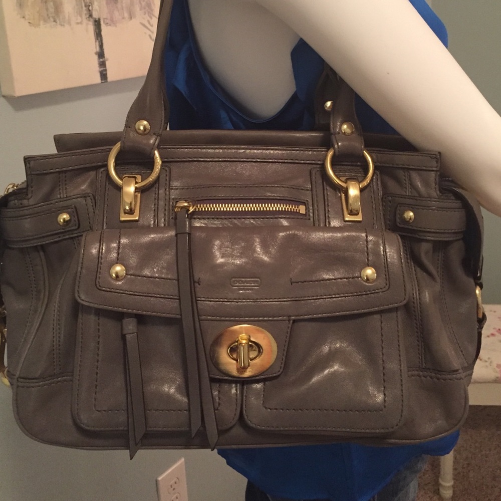 Vintage Leather Coach bag - Picture 6 of 16